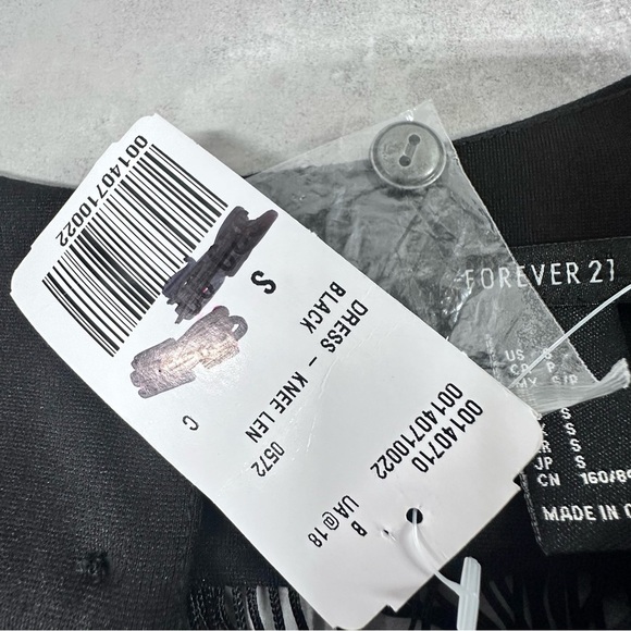 Forever 21 Mini Dress Fringe Size S Black Boho Western Sleeveless cowgirl NWT - Picture 6 of 13